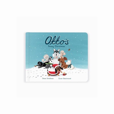 Jellycat Otto's Snowy Christmas and Winter Warmer Otto Sausage Hond | BE3564807